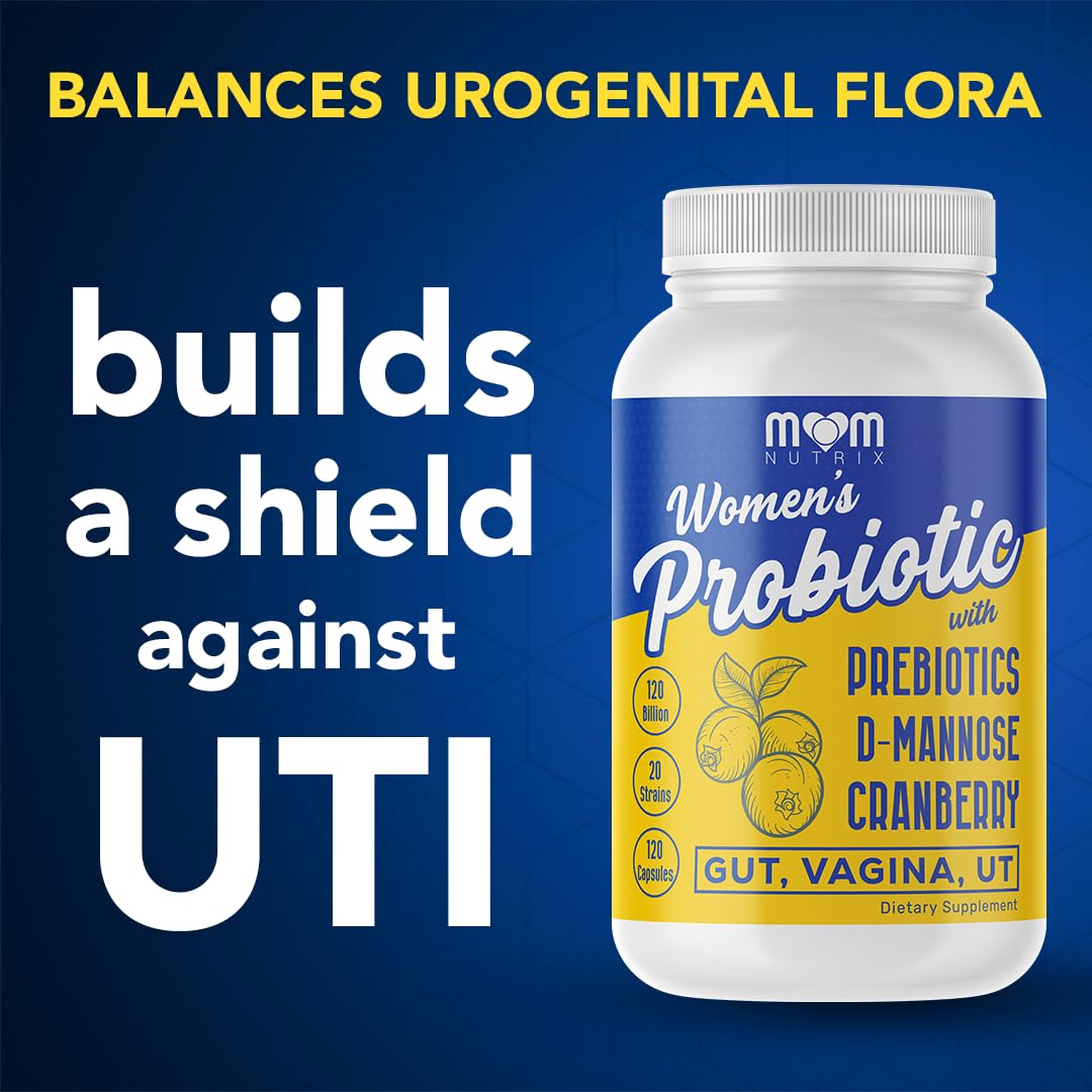 Cranberry and D-mannose blend highlight for urinary tract comfort.