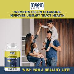 Capsules array illustrating 40 strains and 150 billion CFU potency
