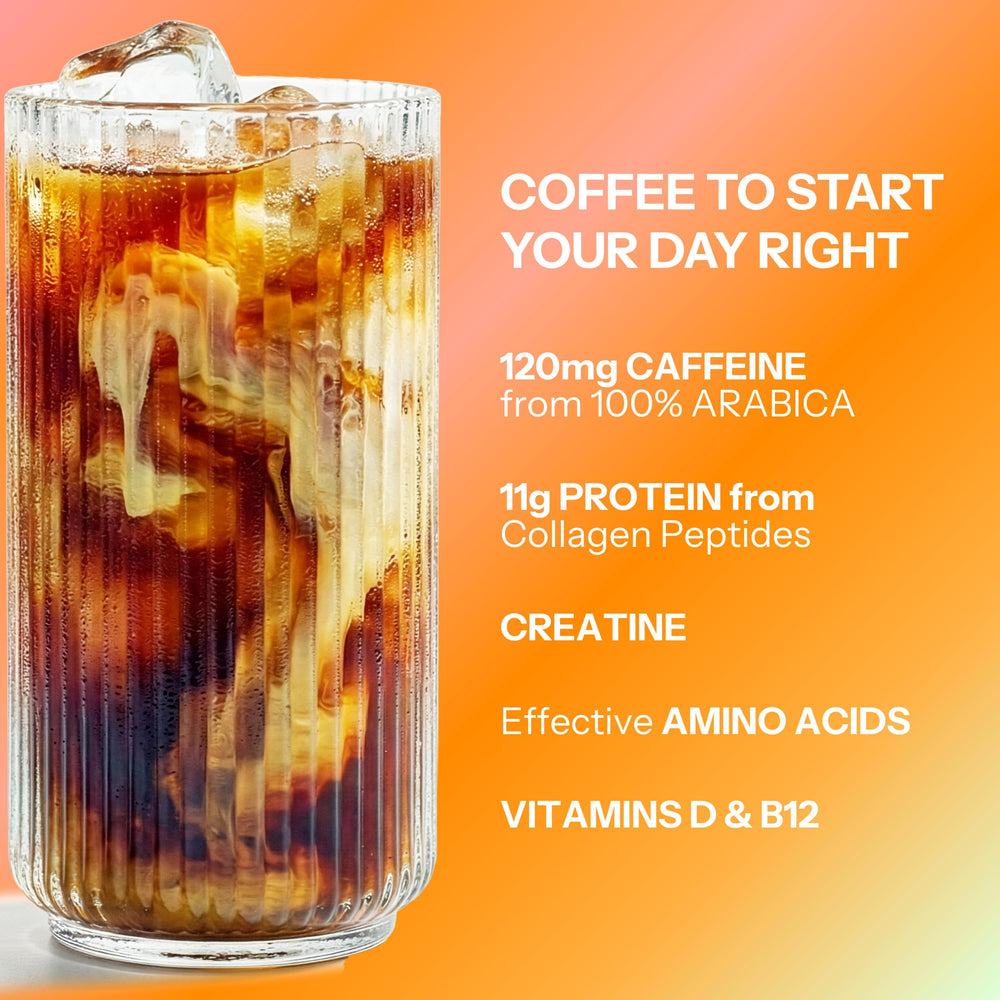 Moment Protein Coffee collagen peptides mug—dairy-free nourishment.