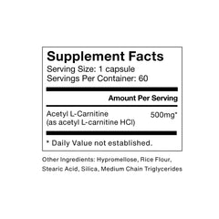 Momentous Acetyl L-Carnitine capsules pack suggesting daily cognitive support