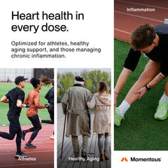Momentous Omega-3 softgels capsules ready to take