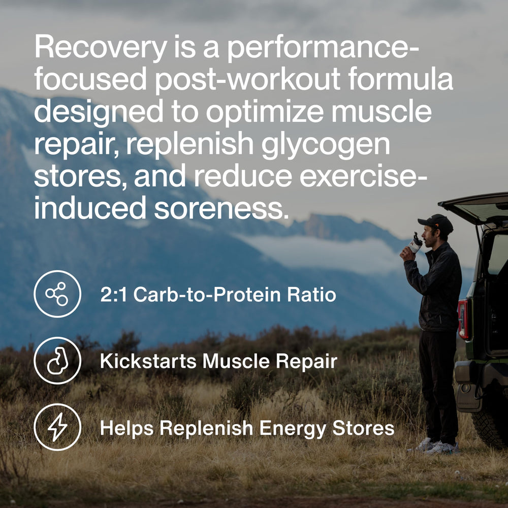 Momentous Recovery whey isolate post-workout glass highlights smooth texture and quick energy replenishment potential.
