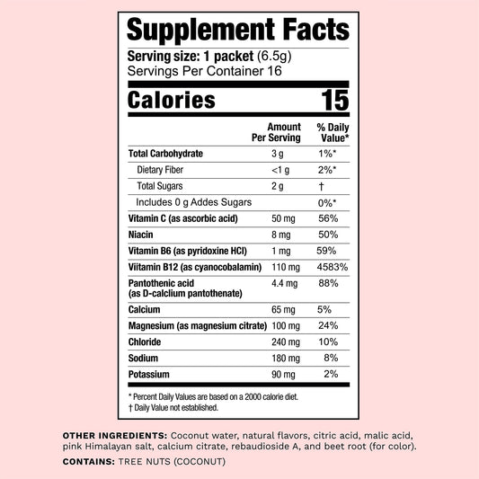 Mommy Knows Best Mom Fuel berry-flavor highlights tasty hydration.
