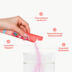 Mommy Knows Best Mom Fuel measuring scoop invites quick, easy prep.