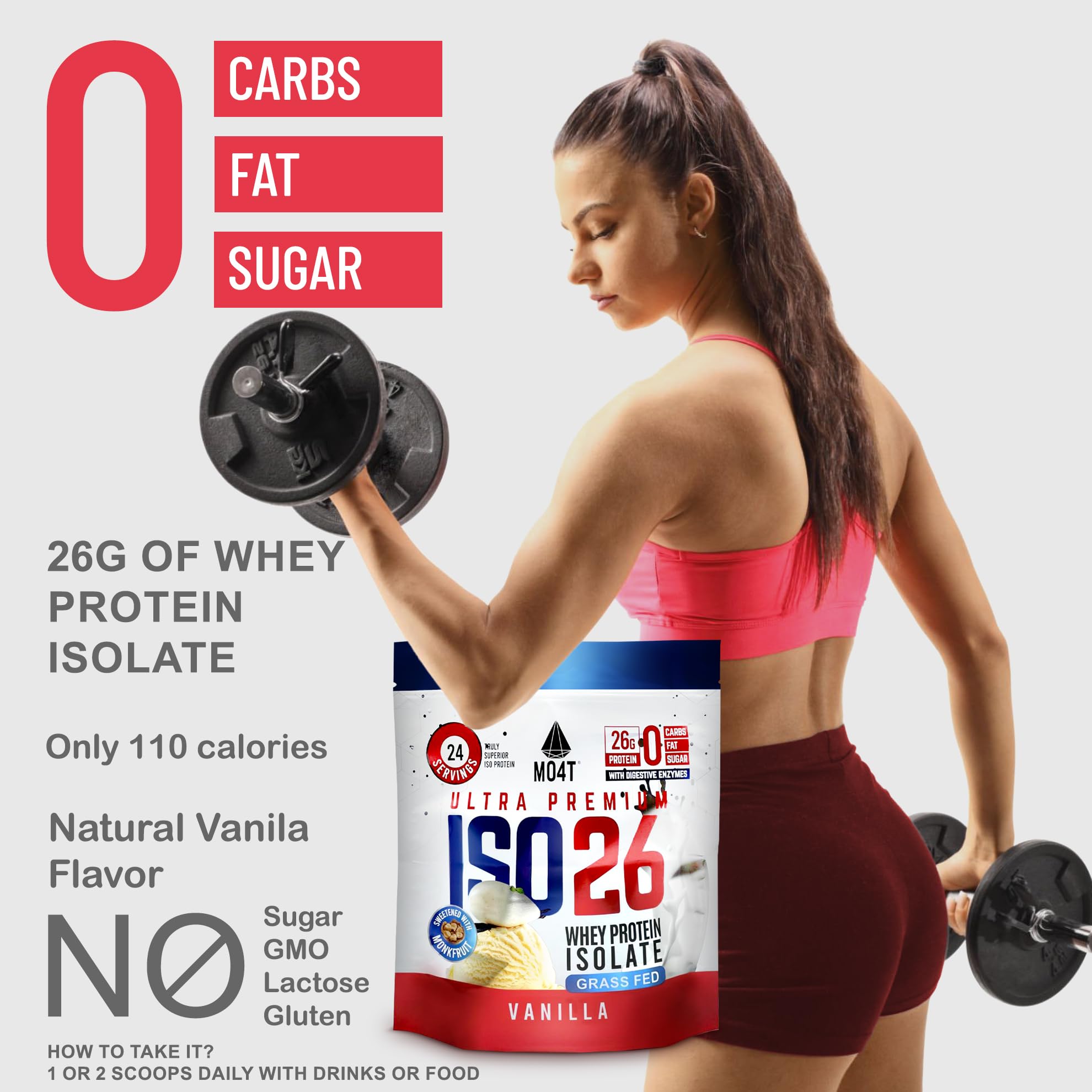 MOMOF4TRANSFORM ISO26 monk-fruit natural sweetener packaging emphasizes natural flavor.