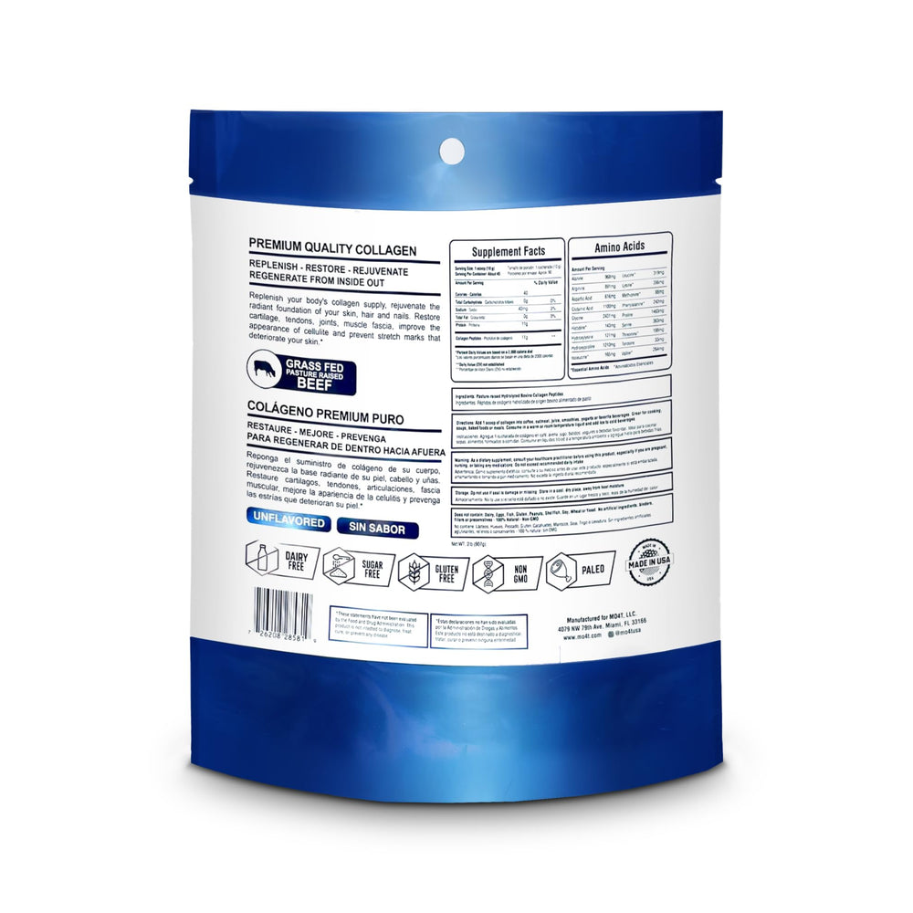 MOMOF4TRANSFORM MO4T collagen powder supports joint comfort during activity.