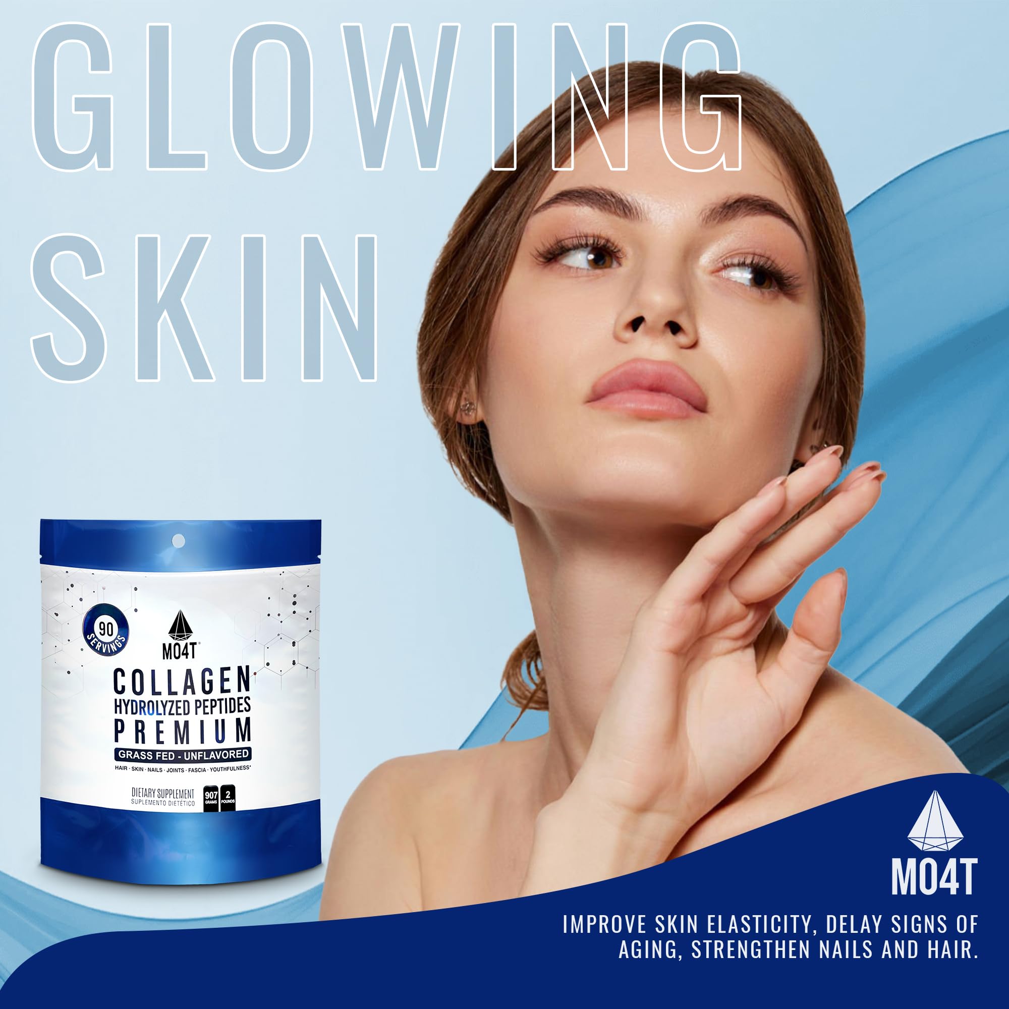 MOMOF4TRANSFORM MO4T collagen powder scoop makes daily use convenient and mess-free