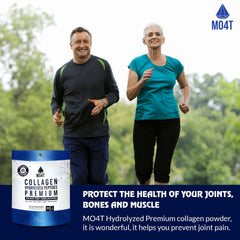 MOMOF4TRANSFORM MO4T collagen powder made in USA with GMP standards.