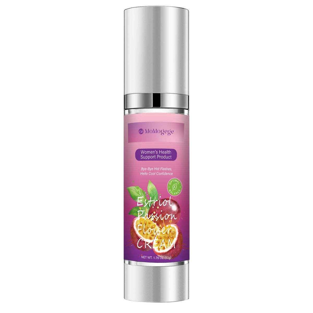 MoMogege bioidentical estriol cream tube for daily hydration and comfort.