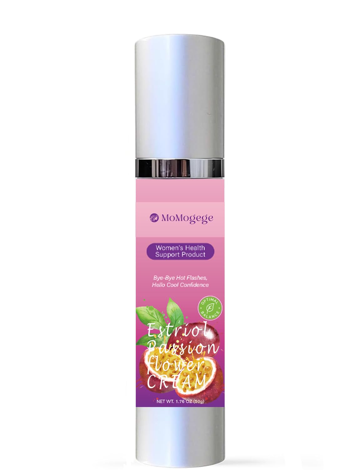MoMogege brand logo with product shot reinforces trusted skincare choice.