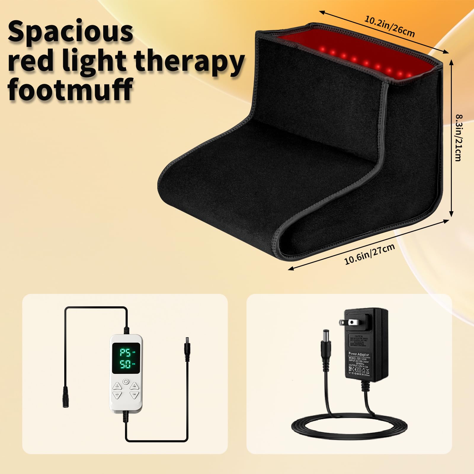 Monaggio dual-wavelength LEDs for feet deliver deeper penetration and broader coverage