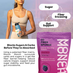 Monch Monch forest berry daily routine emphasizes vegan, sugar-free fiber.