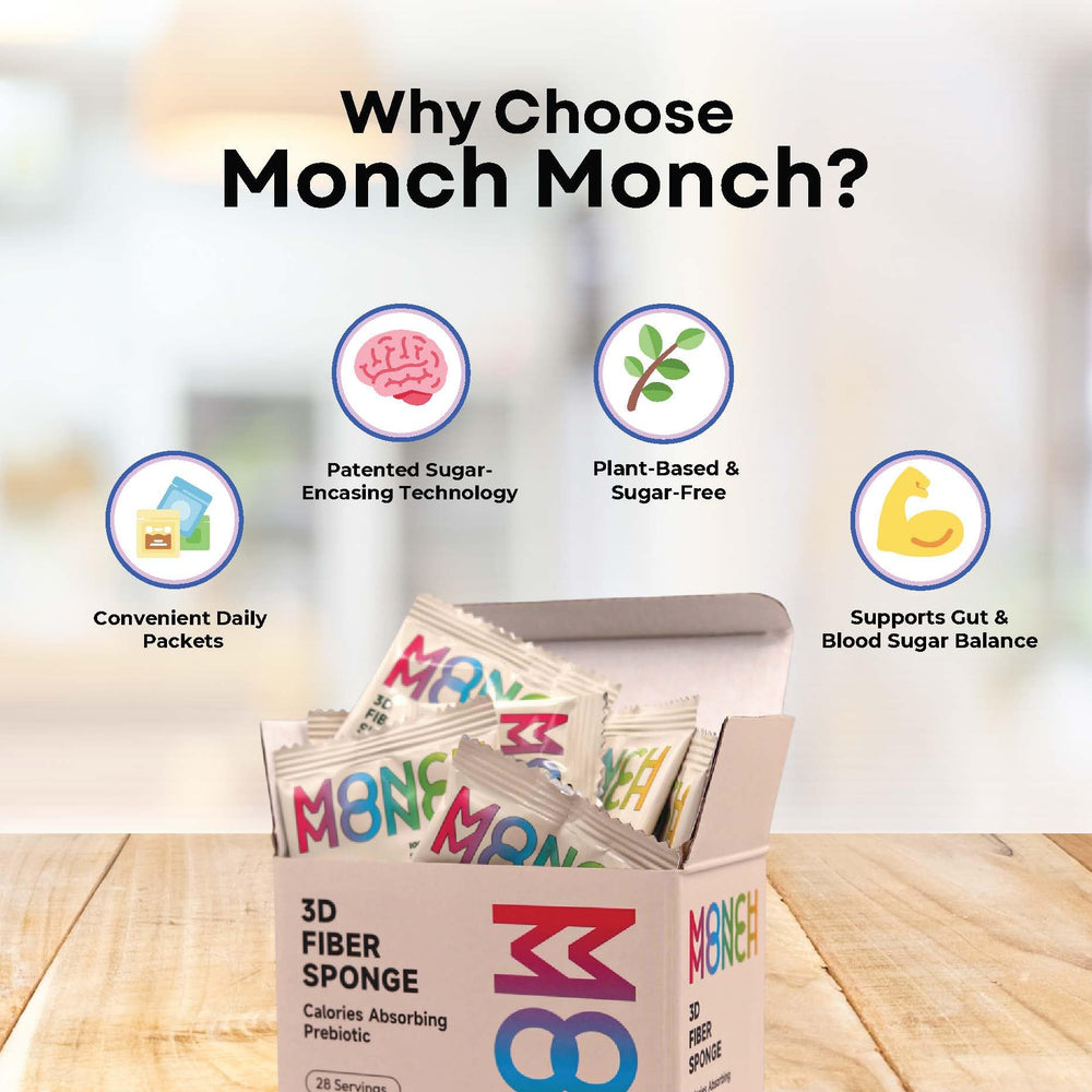 Monch Monch unflavored powder blends easily into drinks.