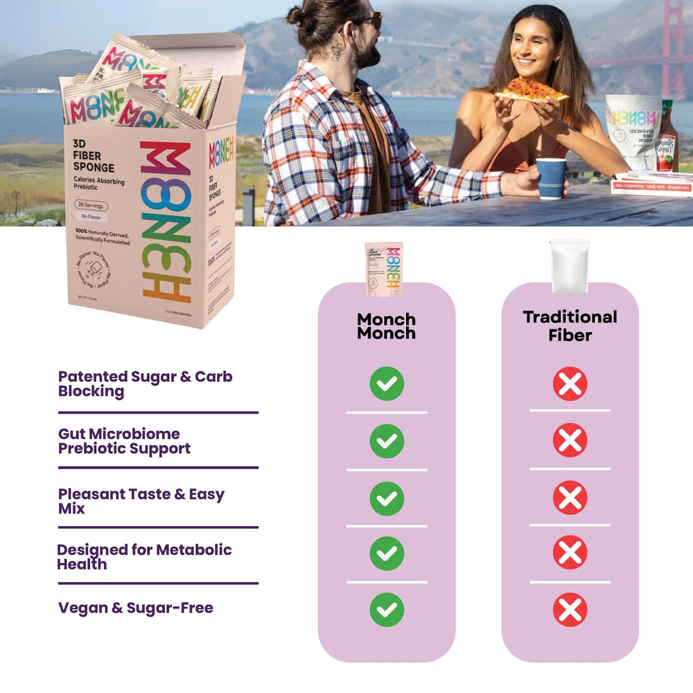 Monch Monch vegan sugar-free label signals clean, plant-based ingredients.