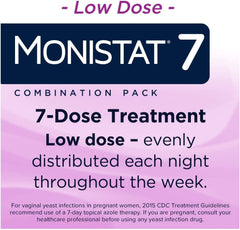 Monistat 7 applicator set ready for daily vaginal administration