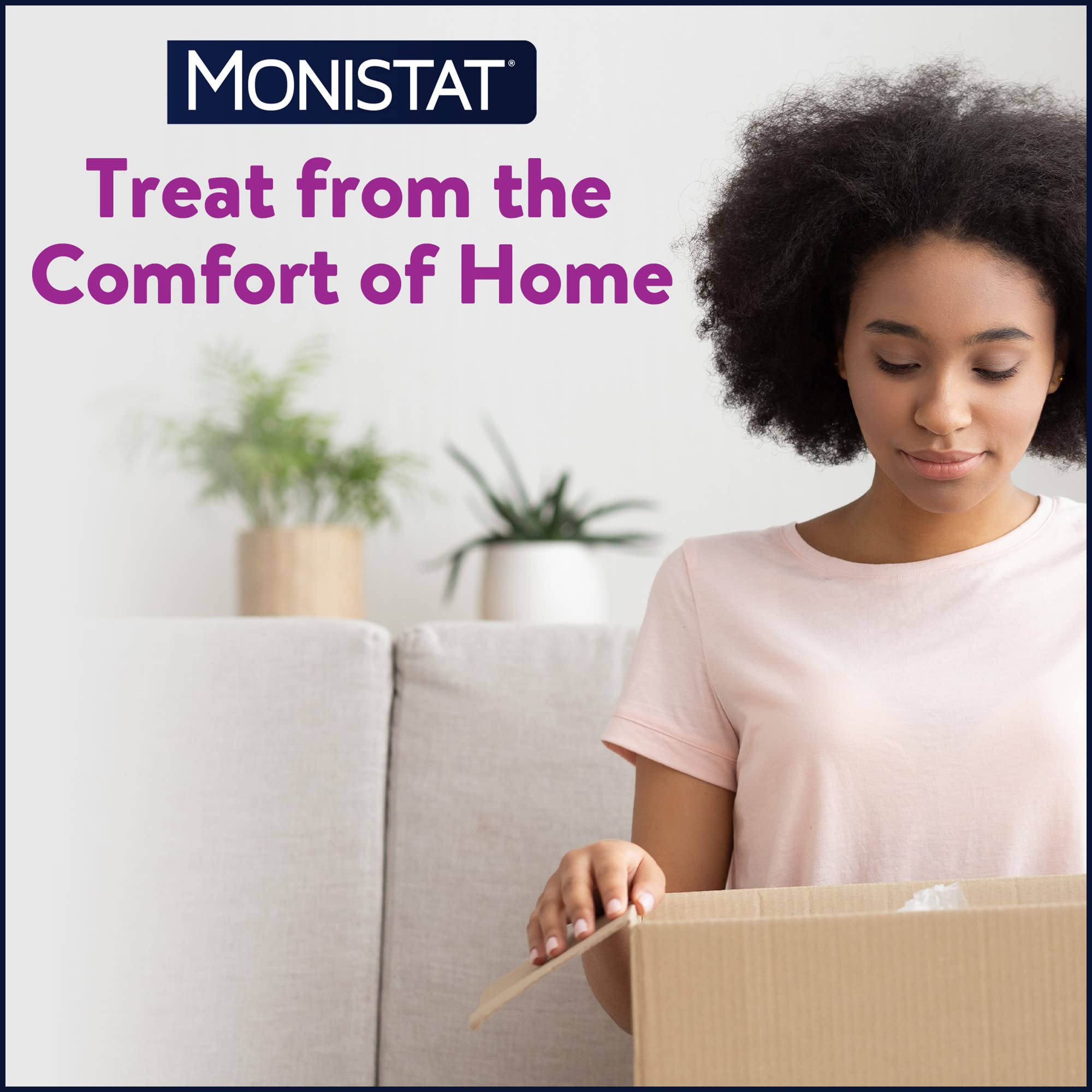 Monistat label with miconazole details supporting trusted use.