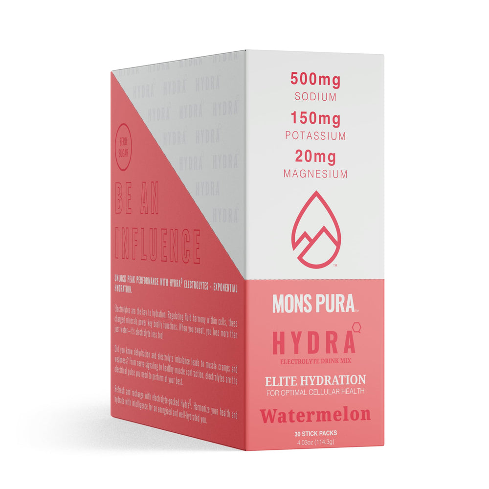 Mons Pura Hydra Watermelon bottle for on-the-go hydration