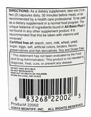 Montiff All Basic Plus capsules highlight convenient allergen-friendly supplement