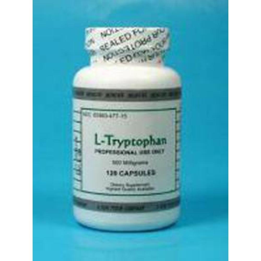 Montiff L-Tryptophan 500 mg capsule bottle for nighttime relaxation.