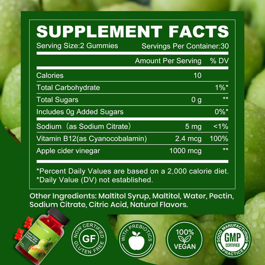 Montue Newellme gummy with B12 multivitamin for energy and gut health