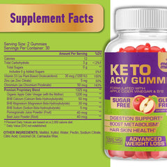 Mood Mingle Keto ACV Gummies 2-pack packaging suggests value and convenience.
