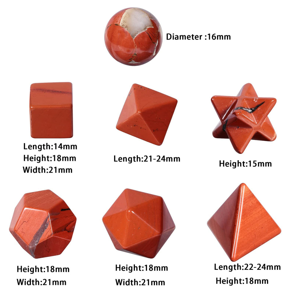 mookaitedecor tetrahedron red jasper enhances focus and calm