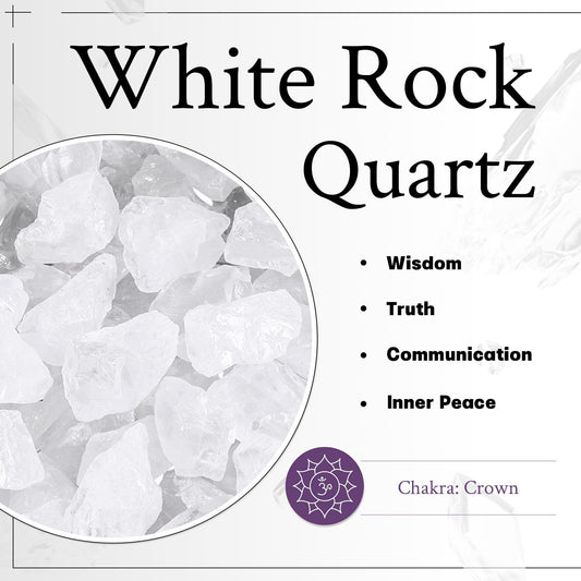 Untreated quartz stone display by Mookaitedecor on a shelf