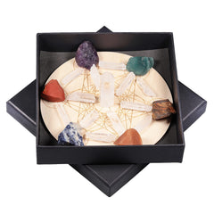 Mookaitedecor Wooden Metatron's Geometry Board adds sturdy grid support