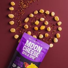 Moon Cheese Space Spice pack-of-2 displays convenient, protein-rich snack for busy days