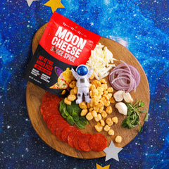 Moon Cheese Space Spice serving bowl, high-protein, convenient on-the-go