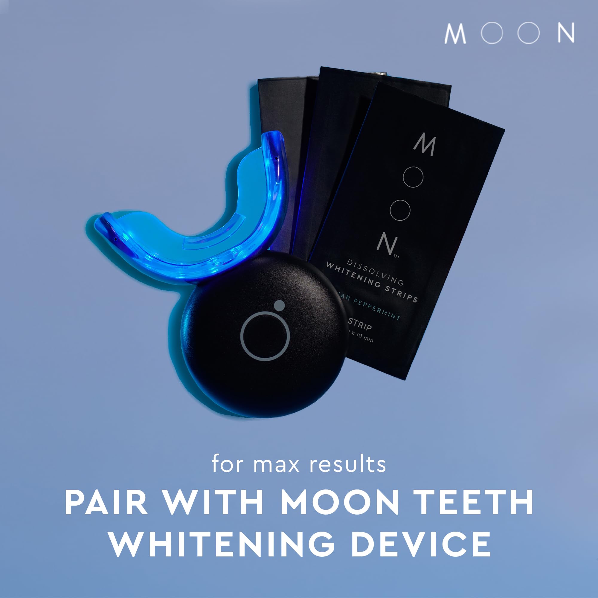 MOON dissolving strips vegan oral care, cruelty-free and clean