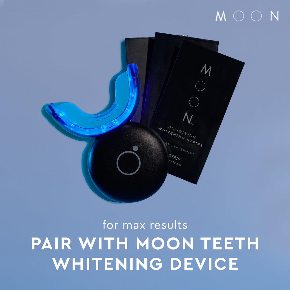 MOON dissolving strips vegan oral care, cruelty-free and clean
