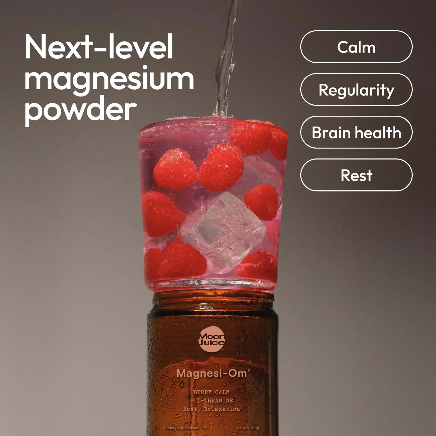 Moon Juice Magnesi-Om scoop measures one teaspoon for easy daily use.