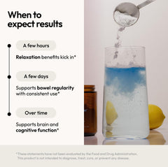 Moon Juice Magnesi-Om recommended sleep routine with a calming evening ritual.