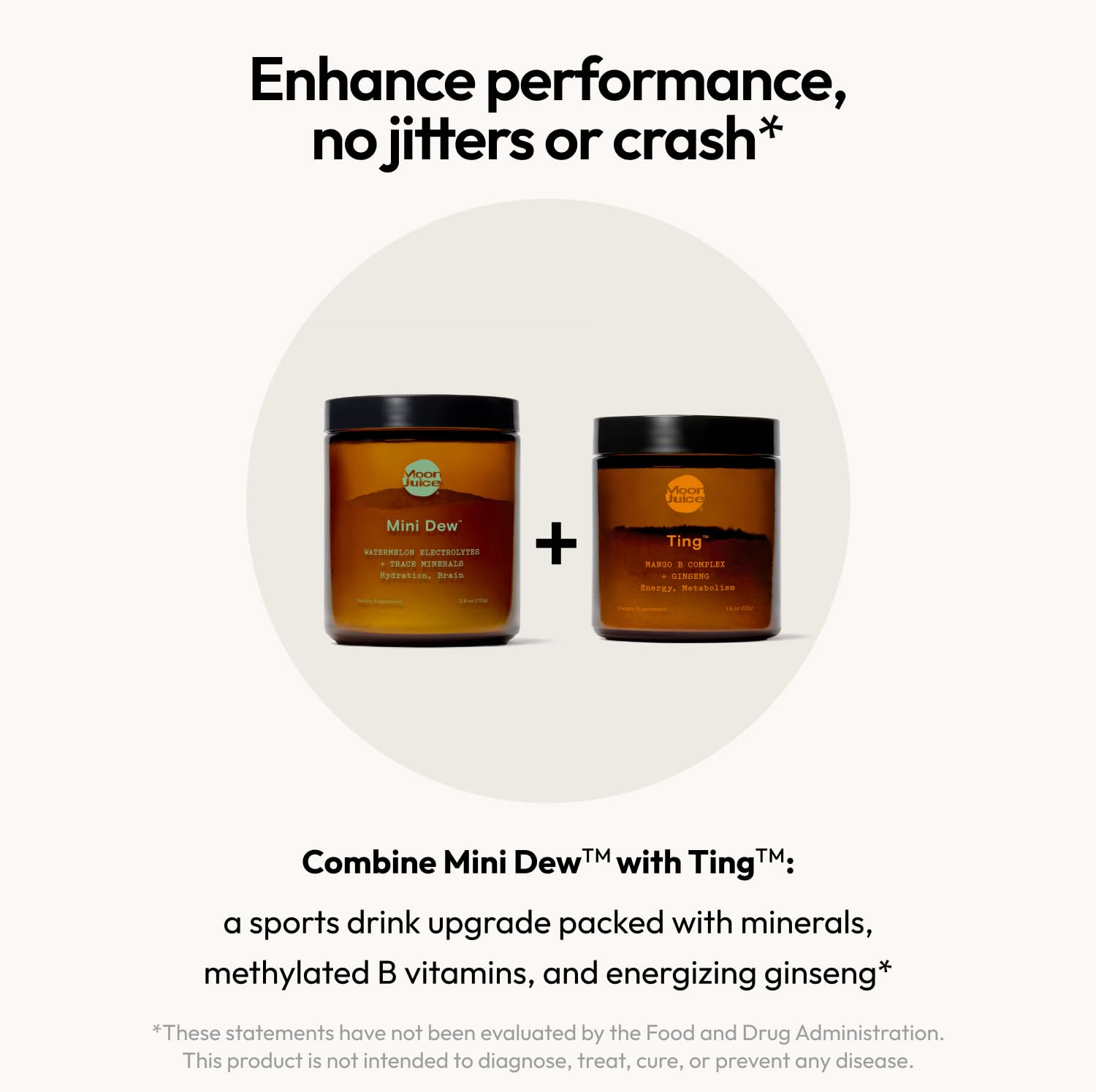Moon Juice Mini Dew eco-friendly jar reducing waste in routine
