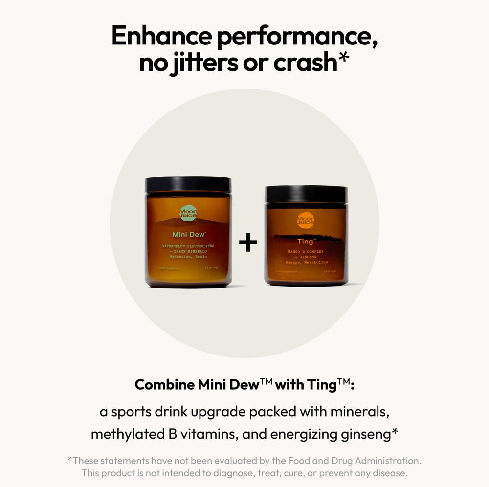 Moon Juice Mini Dew eco-friendly jar reducing waste in routine