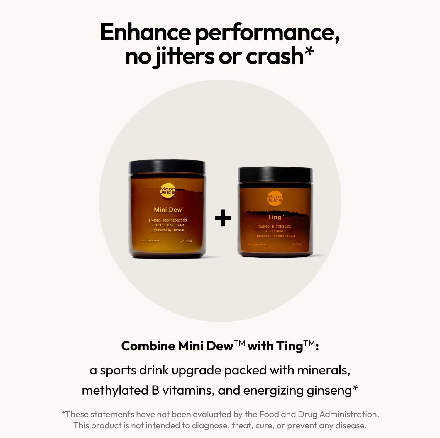 Moon Juice Mini Dew morning routine water glass for focus