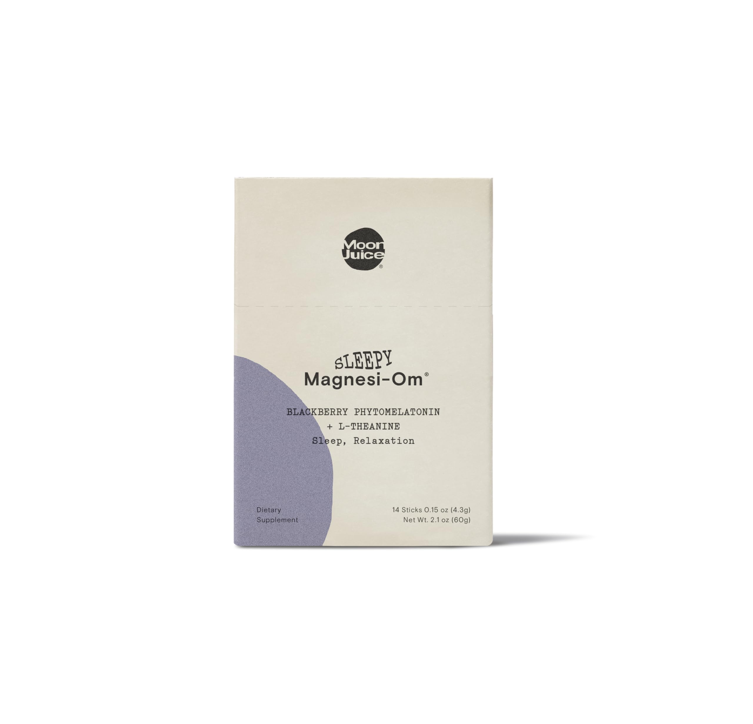 Moon Juice Sleepy Magnesi-Om blackberry flavor invites a pleasant evening sip