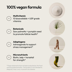 Moon Juice SuperHair ingredients graphic with saw palmetto and pumpkin seed