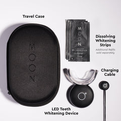 MOON compact, waterproof device shown in close-up.