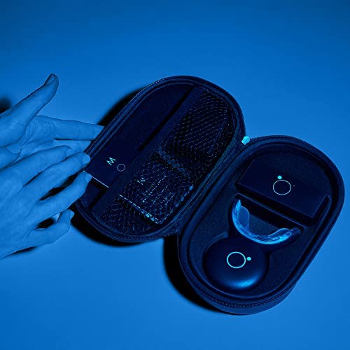MOON setup in use shows convenient 5-minute whitening session.