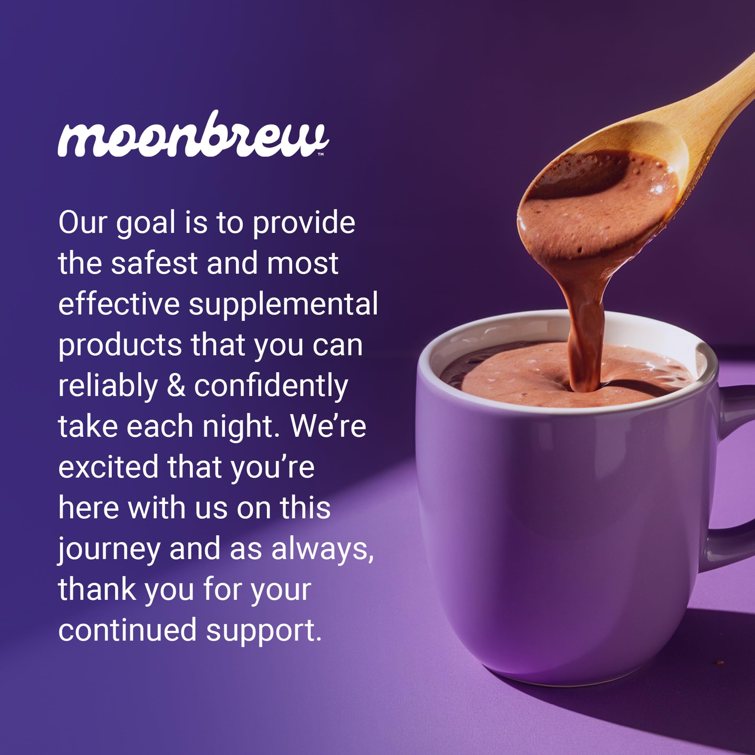 MoonBrew Sleepy Berry 3-pack display emphasizes convenient nightly use.