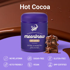 Zinc glycinate label close-up on MoonBrew packaging