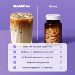 MoonBrew-packaging-jar sits on a clean kitchen shelf.