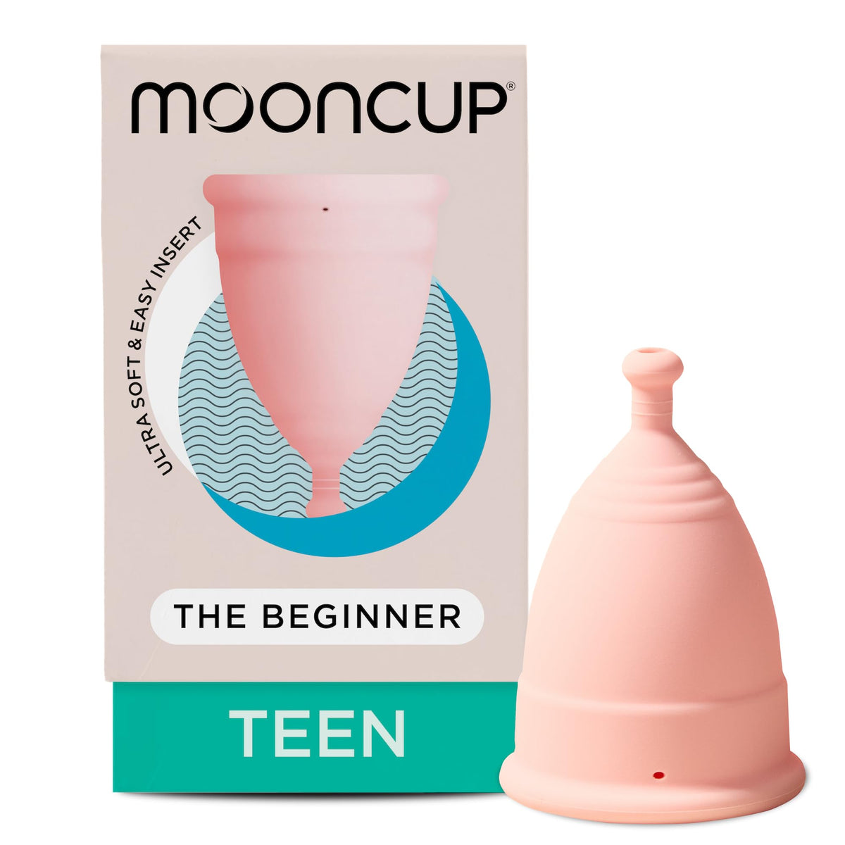 Mooncup beginner teen size insertion for easy start