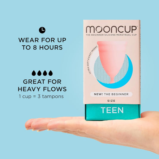Mooncup ultra-soft silicone fit for comfortable wear
