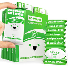 Moonies compact travel wipes in wallet-sized pack for quick on-the-go cleaning.