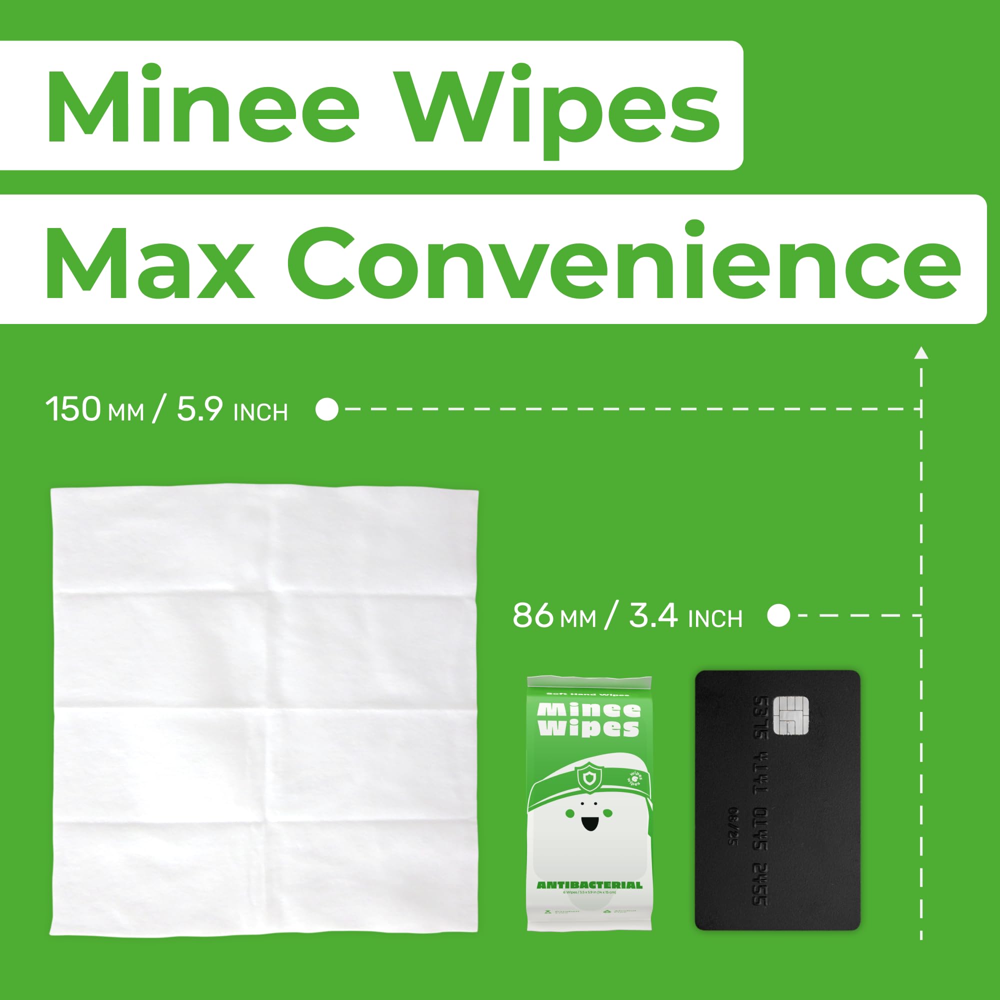 Moonies thick, durable wipes designed for adults and kids on the move.