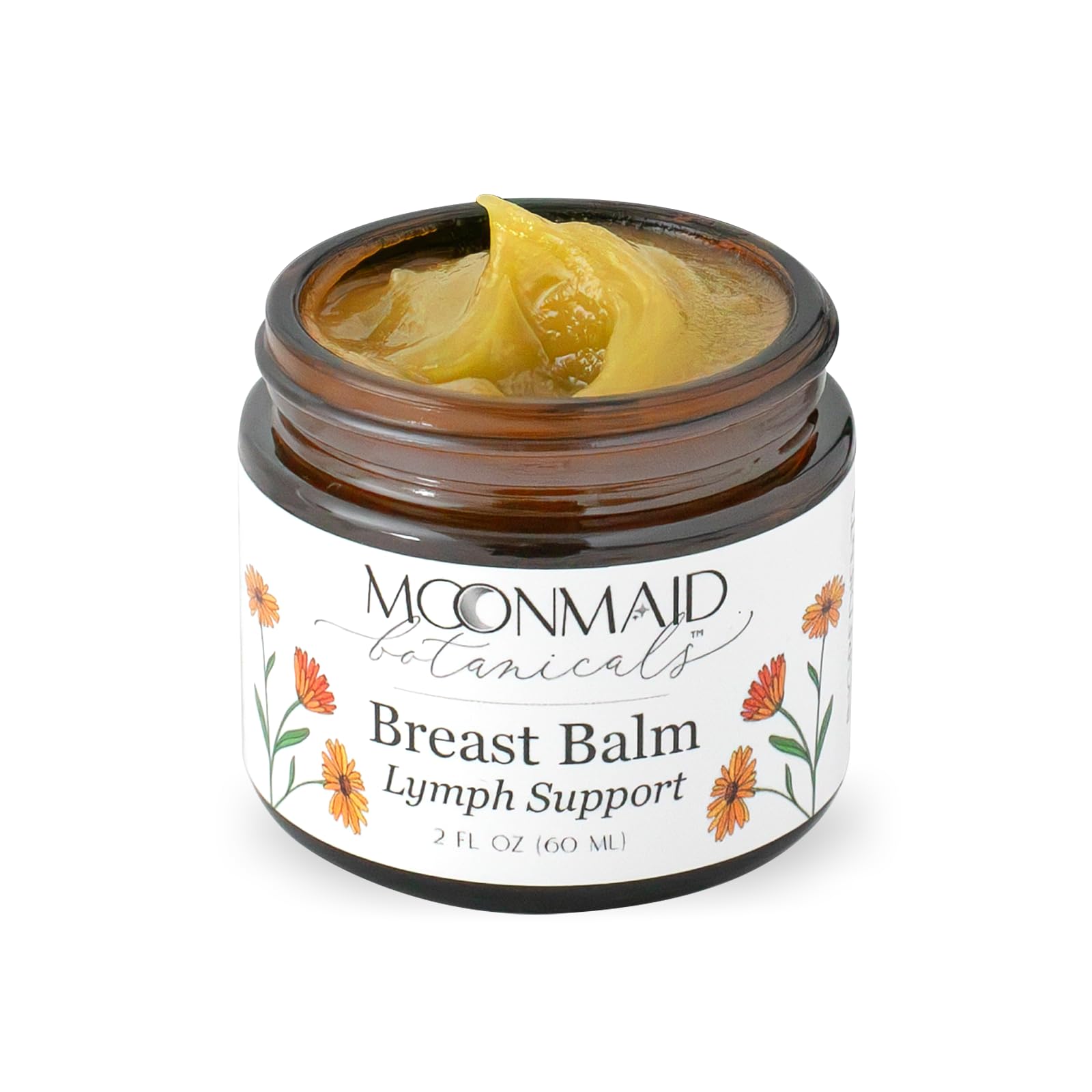 MoonMaid Breast Balm ingredients poke root and calendula for balance