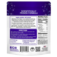 Moonstone Stone Stopper Drink Mix tropical powder dissolving in water for quick mix